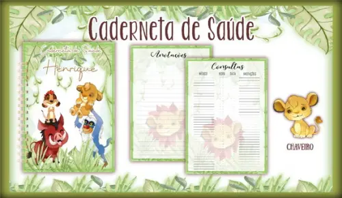 Arquivo Digital - Caderneta de Vacina - Rei Leão 02