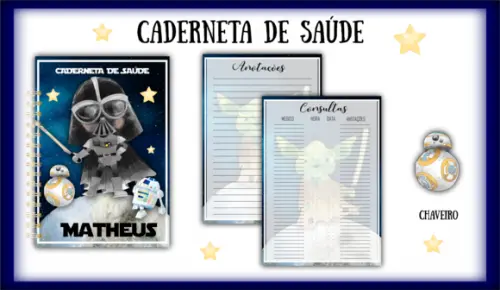 Arquivo Digital - Caderneta de Vacina - Star Wars 02