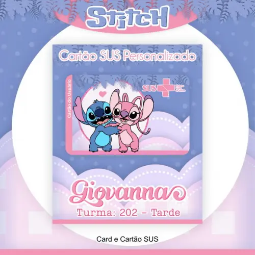 Arquivo Digital - Caderneta de Vacina - Stitch 03