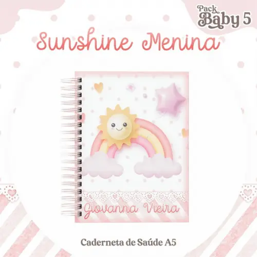Arquivo Digital - Caderneta de Vacina - Sunshine Menina