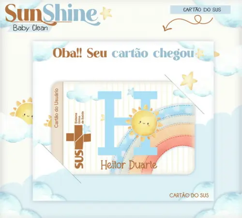 Arquivo Digital - Caderneta de Vacina - Sunshine Menino
