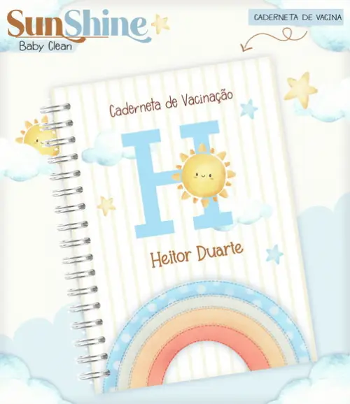 Arquivo Digital - Caderneta de Vacina - Sunshine Menino