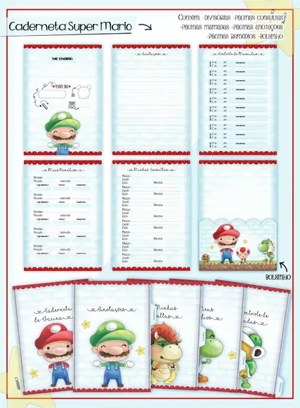 Arquivo Digital - Caderneta de Vacina - Super Mario 02