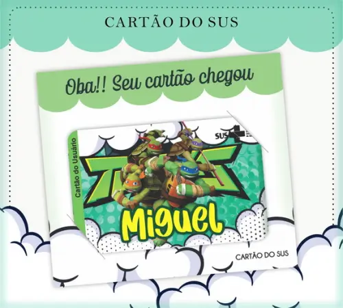 Arquivo Digital - Caderneta de Vacina - Tartarugas Ninja