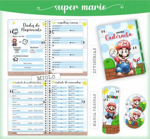 Arquivo Digital - Caderneta de Vacina - Super Mario 03