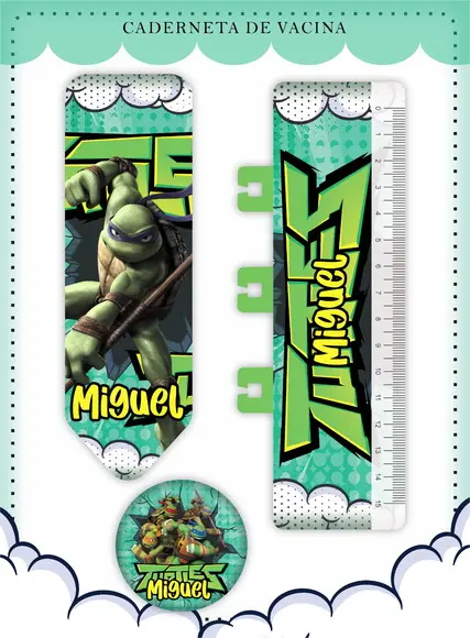 Arquivo Digital - Caderneta de Vacina - Tartarugas Ninja