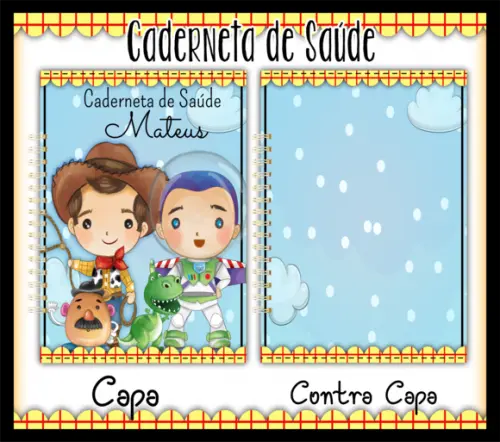 Arquivo Digital - Caderneta de Vacina - Toy Story
