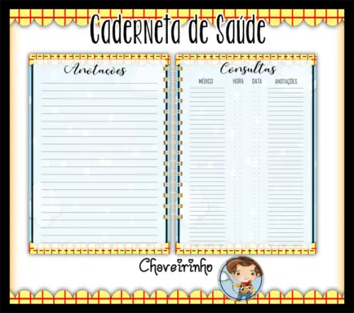 Arquivo Digital - Caderneta de Vacina - Toy Story