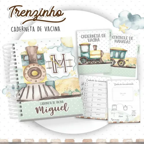 Arquivo Digital - Caderneta de Vacina - Trenzino Alfabeto