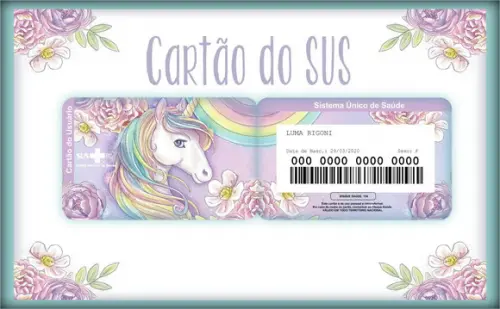 Arquivo Digital - Caderneta de Vacina - Unicornio 03