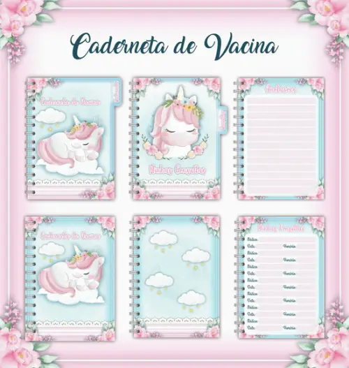 Arquivo Digital - Caderneta de Vacina - Unicornio 04