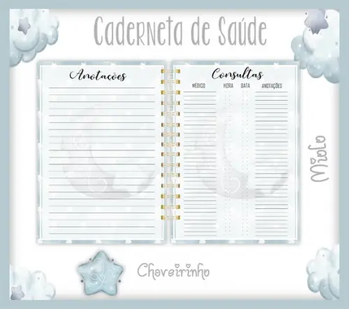 Arquivo Digital - Caderneta de Vacina - Ursinho 01