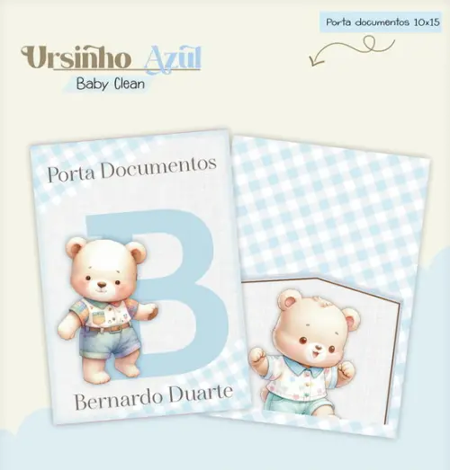 Arquivo Digital - Caderneta de Vacina - Ursinho Alfabeto