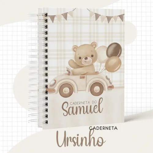 Arquivo Digital - Caderneta de Vacina - Ursinho Marrom