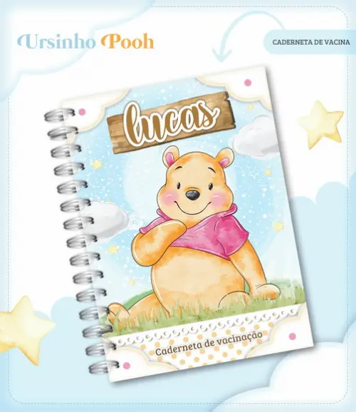 Arquivo Digital - Caderneta de Vacina - Ursinho Pooh 03