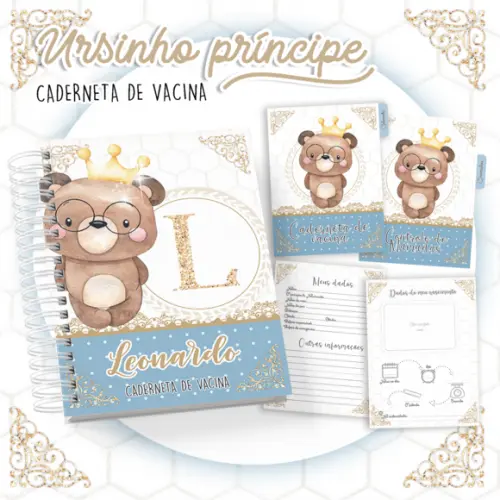 Arquivo Digital - Caderneta de Vacina - Ursinho Príncipe 02