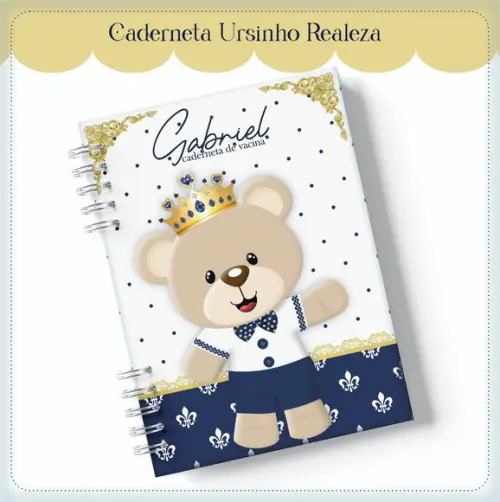 Arquivo Digital - Caderneta de Vacina - Ursinho Realeza