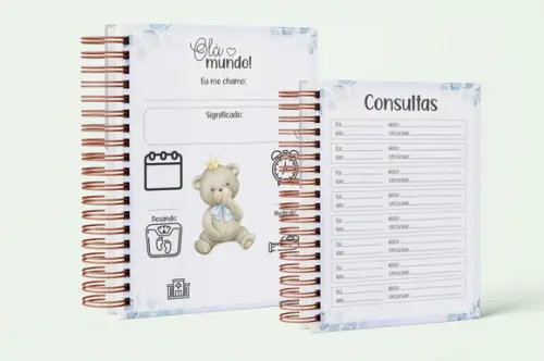 Arquivo Digital - Caderneta de Vacina - Urso Principe 02