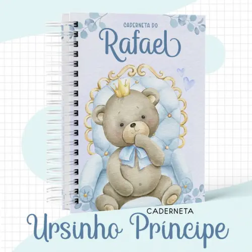 Arquivo Digital - Caderneta de Vacina - Urso Principe 02