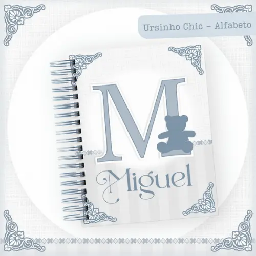 Arquivo Digital - Caderneta de Vacina- Ursinho Chic Alfabeto