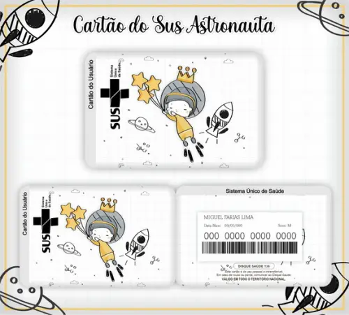 Arquivo Digital - Caderneta Saude - Astronauta Minimalista
