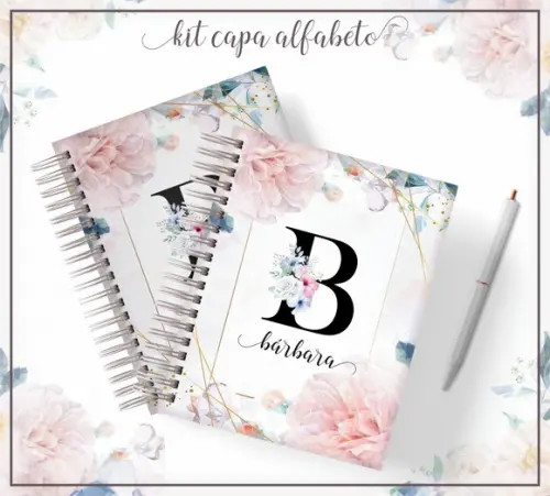 Arquivo Digital - Capas Diversas - Alfabeto Floral