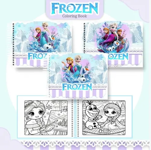 Arquivo Digital - Coloring Book - Frozen