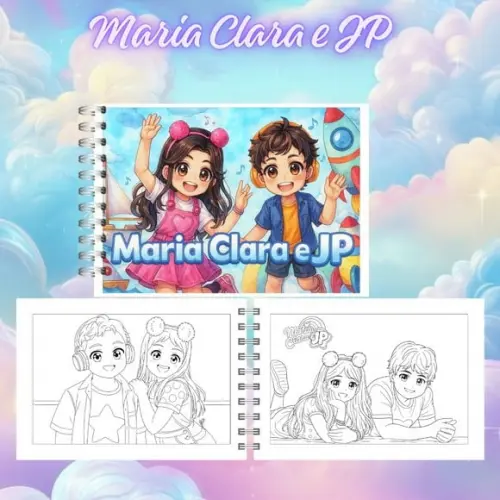 Arquivo Digital - Coloring Book - Maria Clara e Jp