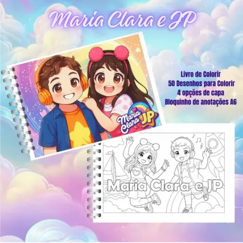 Arquivo Digital - Coloring Book - Maria Clara e Jp