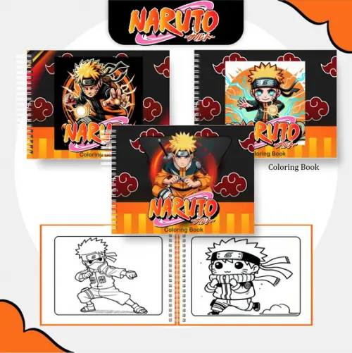 Arquivo Digital - Coloring Book - Naruto