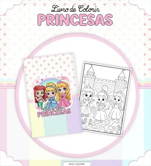 Arquivo Digital - Coloring Book - Princeesas