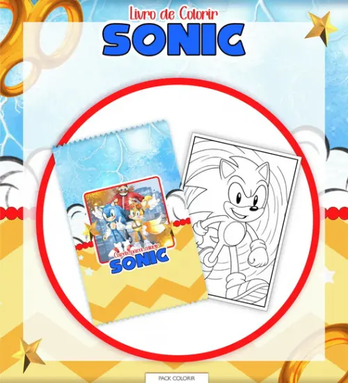 Arquivo Digital - Coloring Book - Sonic 02