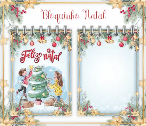 Arquivo Digital - Combo Bloquinho - Natal