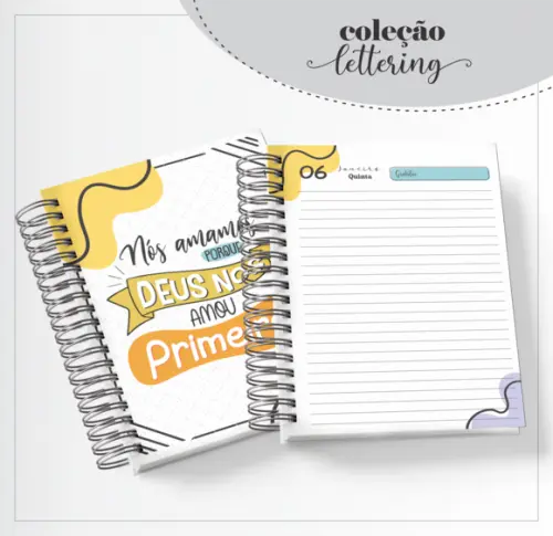 Arquivo Digital - Combo Agendas Lettering Masculino 2022