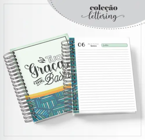 Arquivo Digital - Combo Agendas Lettering Masculino 2022