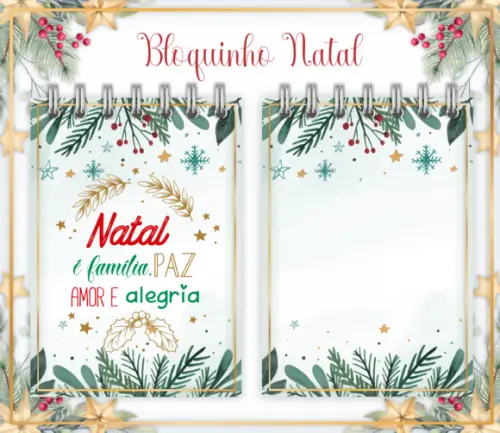 Arquivo Digital - Combo Bloquinho - Natal