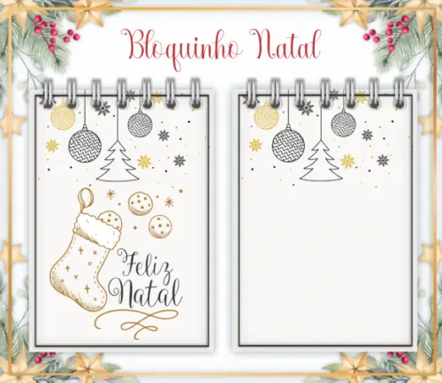 Arquivo Digital - Combo Bloquinho - Natal