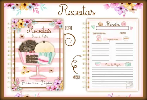 Arquivo Digital - Combo Caderno de Receitas