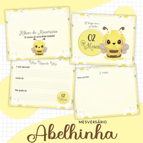 Arquivo Digital - Kit Maternidade - Abelhinha