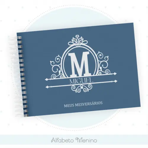 Arquivo Digital - Kit Maternidade - Alfabeto Menino