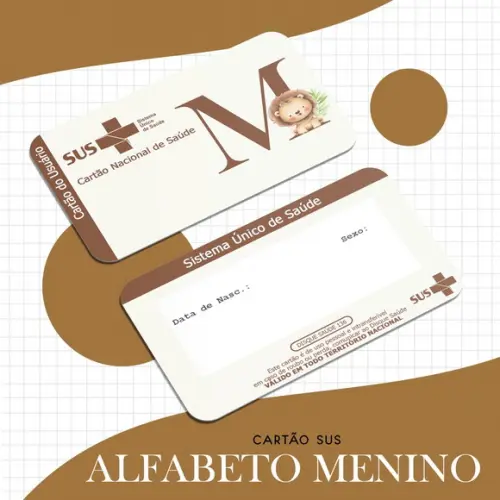 Arquivo Digital - Kit Maternidade - Alfabeto Safari Clean