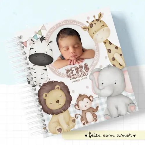 Arquivo Digital - Kit Maternidade - Animais Cute Menino 04