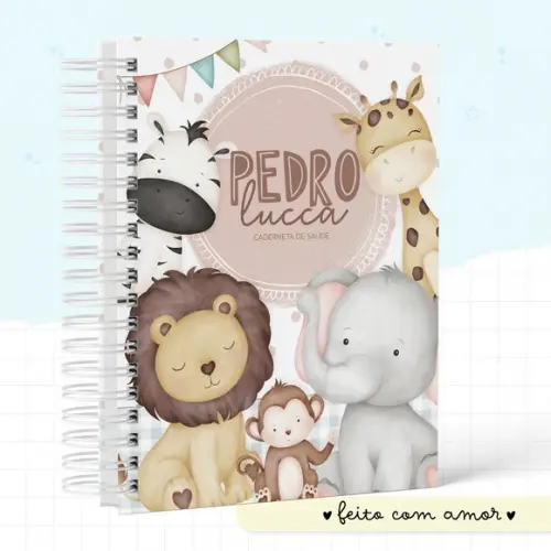 Arquivo Digital - Kit Maternidade - Animais Cute Menino 04