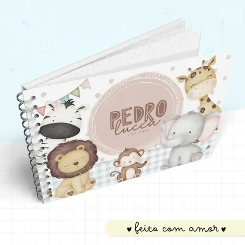 Arquivo Digital - Kit Maternidade - Animais Cute Menino 04
