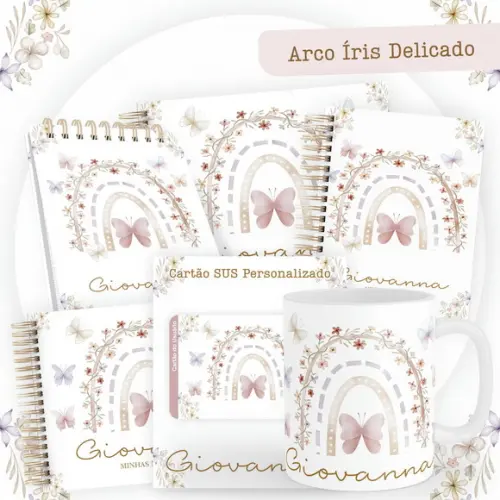 Arquivo Digital - Kit Maternidade - Arco Iris Delicado