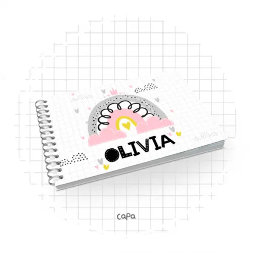 Arquivo Digital - Kit Maternidade - Arco Iris Menina