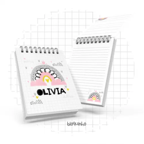 Arquivo Digital - Kit Maternidade - Arco Iris Menina
