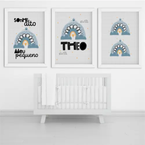 Arquivo Digital - Kit Maternidade - Arco Iris Menino