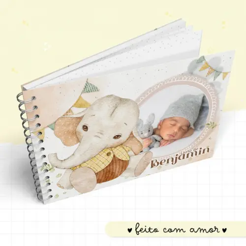 Arquivo Digital - Kit Maternidade - Baby Elefante Menino 2.0