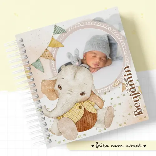Arquivo Digital - Kit Maternidade - Baby Elefante Menino 2.0